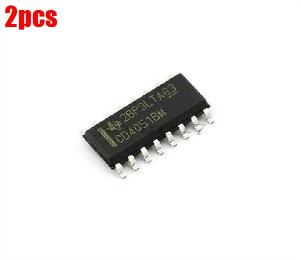 Ti Cmos CD4051 2Pcs Multiplex Demultiplexer CD4051BM SOP-16 SOP16 New Ic xh