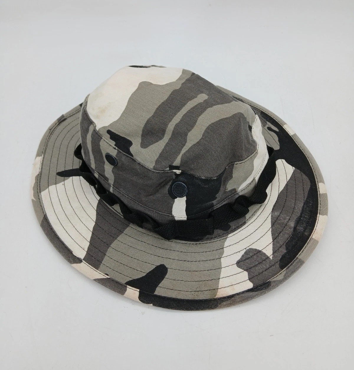 Military Boonie Hat Cap Size 7 Winter Snow Camo Sun Hot Weather MIL-SPEC-H-43577