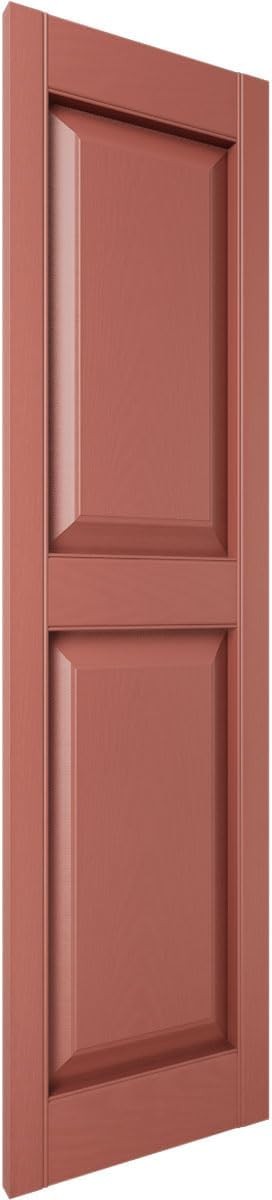 LP2C14X06400RD Custom Two Equal Panels, Raised PanelShutter (Per Pair)14 1/2"