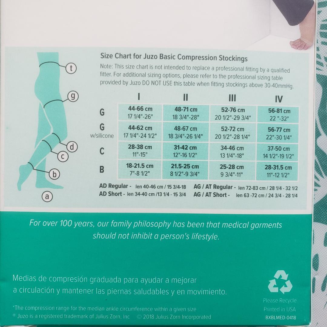 Juzo SOFT 2002 REGULAR Knee High FF AD Stockings Compression 30-40 Size & Color