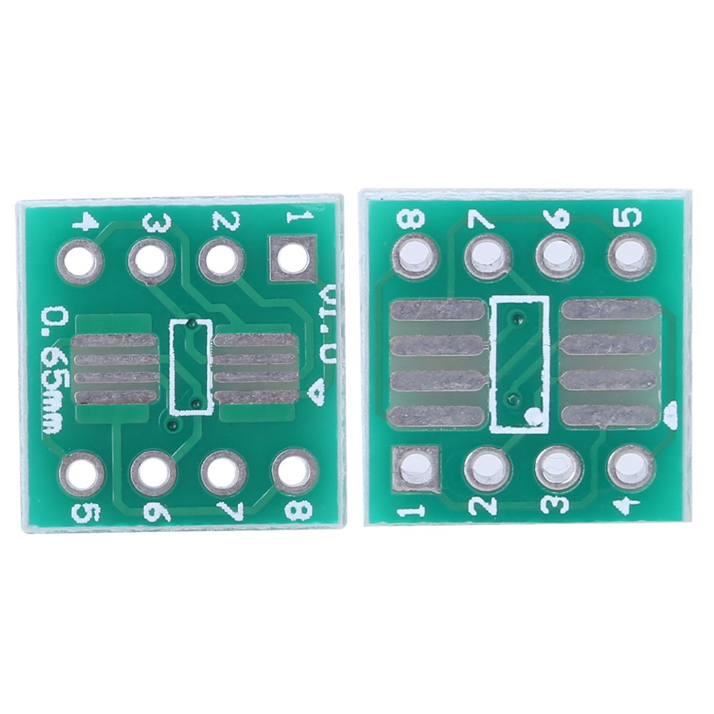 ˇ100x Converter Module Lightweight SOP8 To DIP8 Adapter Board For Printed