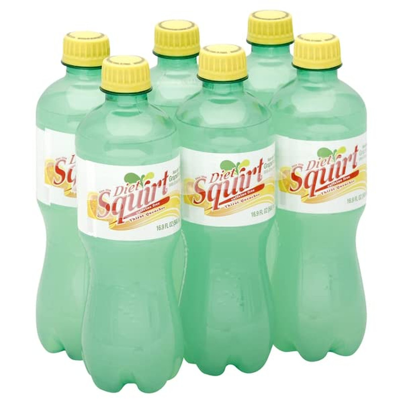 Squirt Zero Sugar, Grapefruit Soda, 16.9 Ounce, 12pack