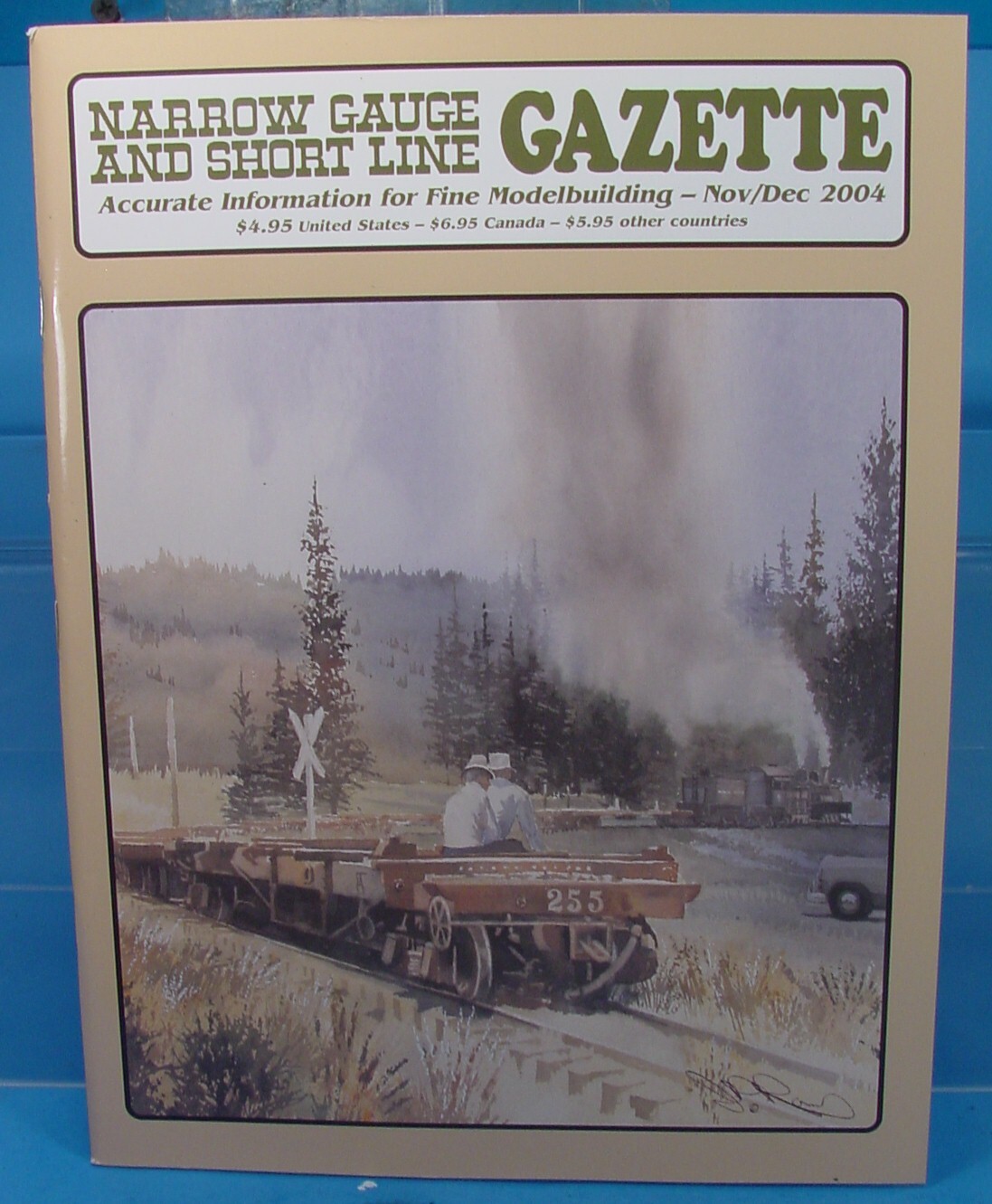 On3,On30,SN3,HOn3 NARROW GAUGE AND SHORT LINE GAZETTE MAGAZINE NOV/DEC 2004