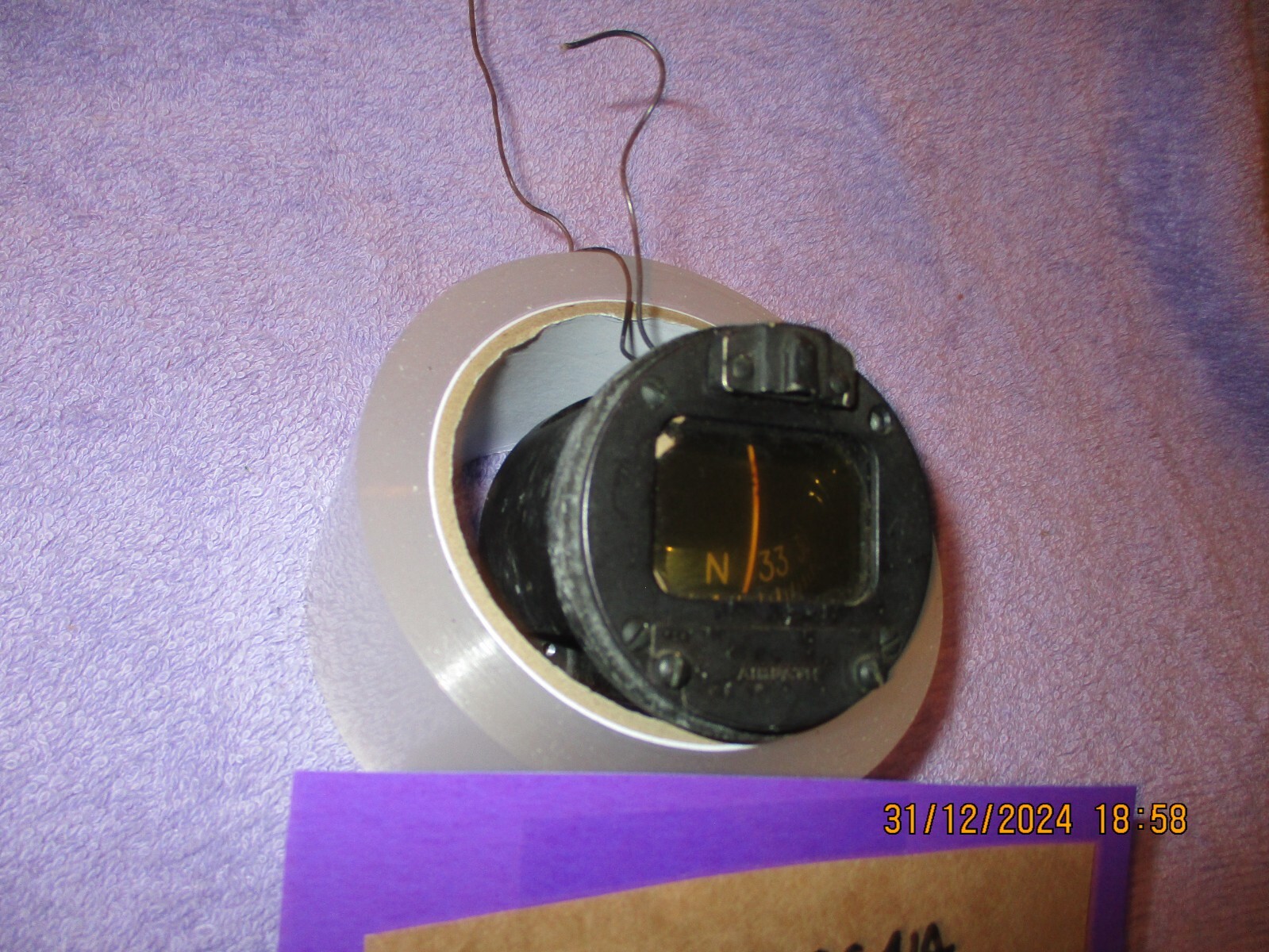 AIRPATH CESSNA MAGNETIC COMPASS C660501-0101 UNTESTED FREE SHIPPING