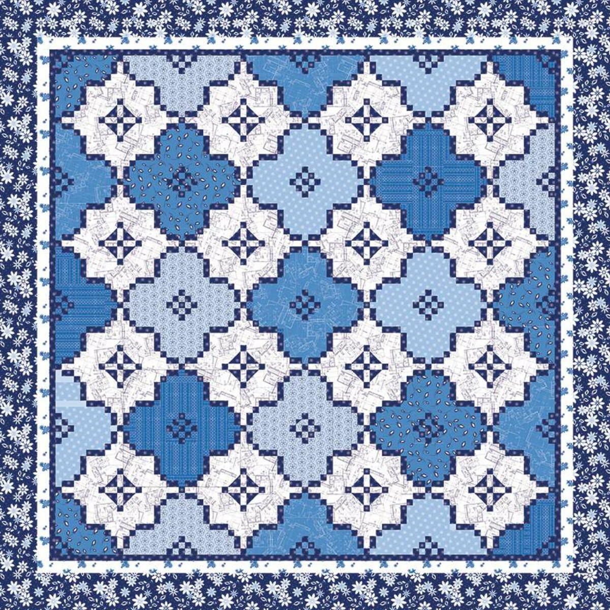 Jillily Studio Arabian Nights Quilt Pattern by Jill Finley for Riley Blake