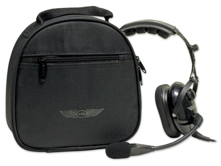 ASA AIRCLASSICS PILOT HEADSET BAG ASA-BAG-HS-1 Fits 1 Headset Case