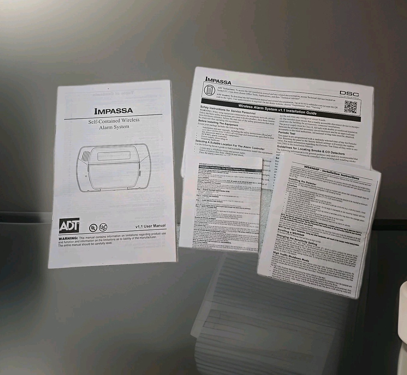 DSC Impassa 457 Wireless Security Base KIT (Includeds 2 Doors & 1 Motion Sensor)