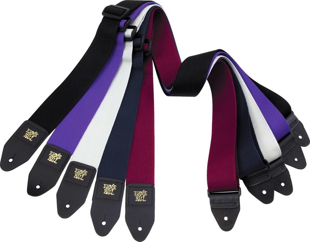 Ernie Ball 2" Poly Pro Strap Burgundy