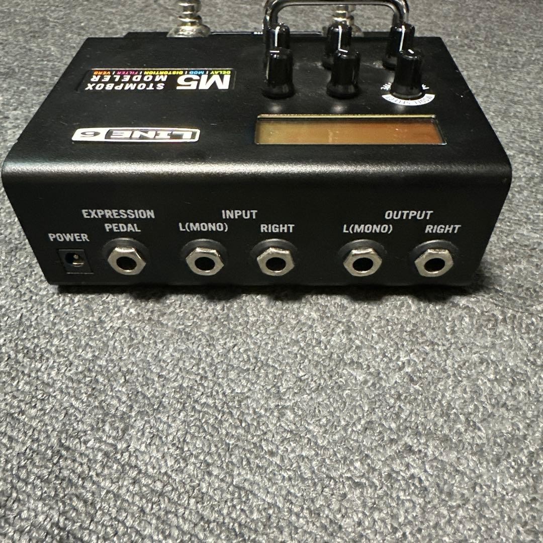 Line 6 M5 Stompbox Modeler Multi Effects Pedal Guitar FX Tested Working Japan