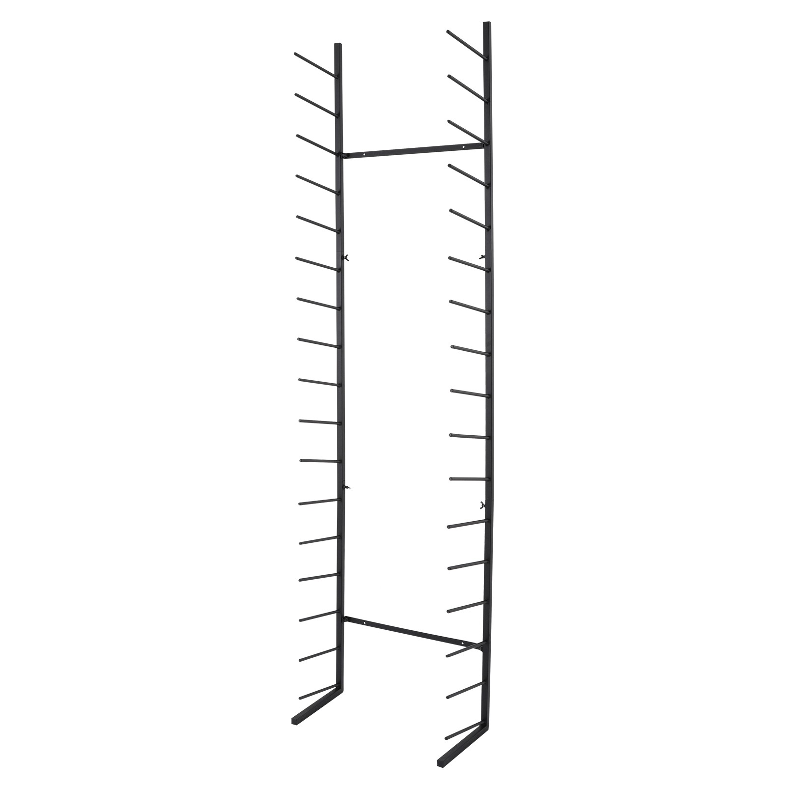 17-Tier Wall Mounted Blueprint Storage Rack for Organized Drawings