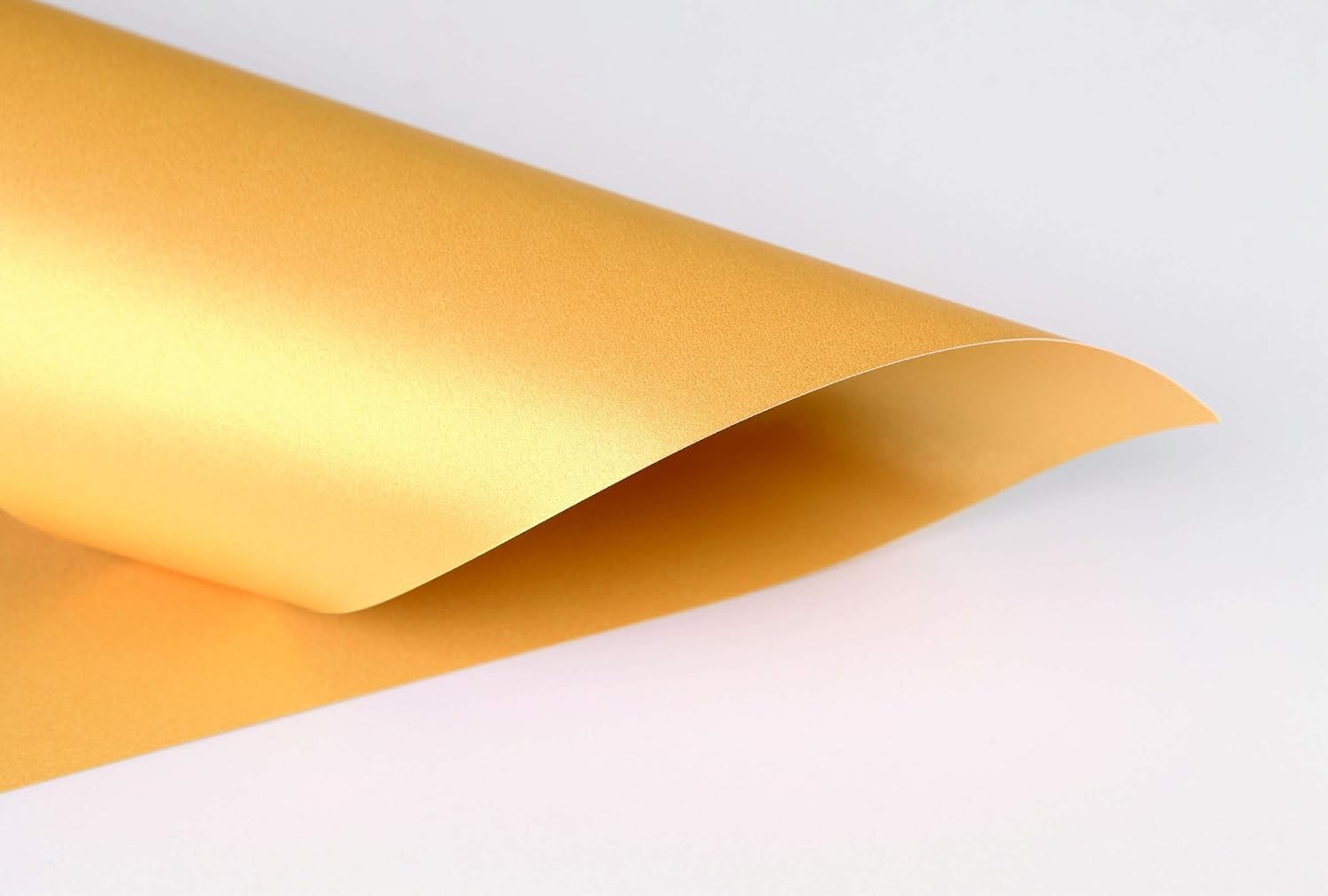 Gold Metallic Craft Paper 100-Pack, 8.5x11" Printer Friendly 80lb