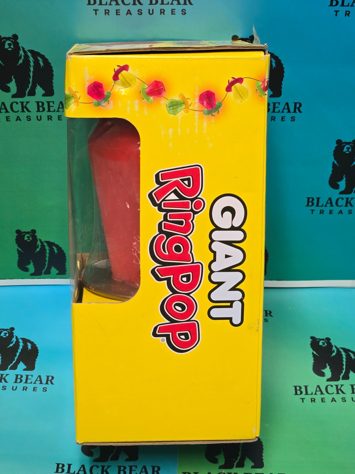 Giant Ring Pop Candy Novelty Oversized 1.5 Pound Strawberry Sealed