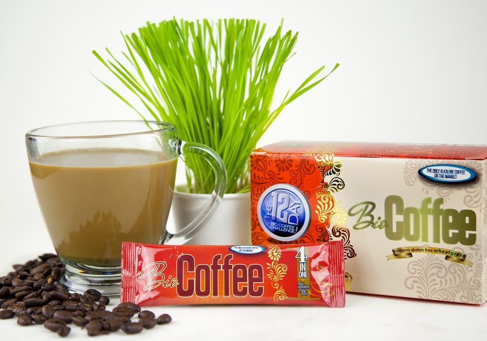 - NEW! - First Organic Instant Non-dairy Alkaline Coffee (12 Sachet Box)