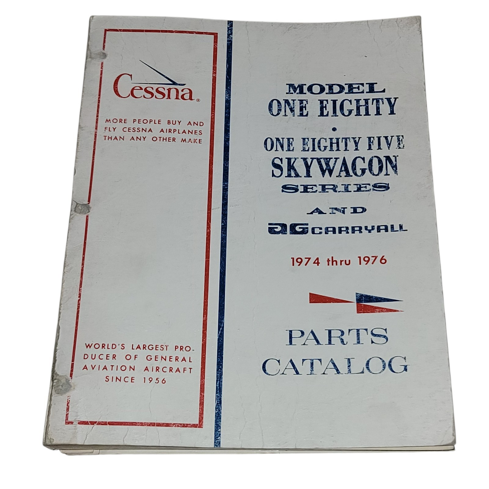 Vintage CESSNA 180 & 185 Skywagon & AG Carryall 1974-1976 Parts Catalog P536-12