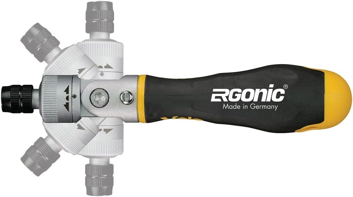 Felo Ergonic K Ratcheting Screwdriver Bit and Socket Handle 180 Degree Flex Head