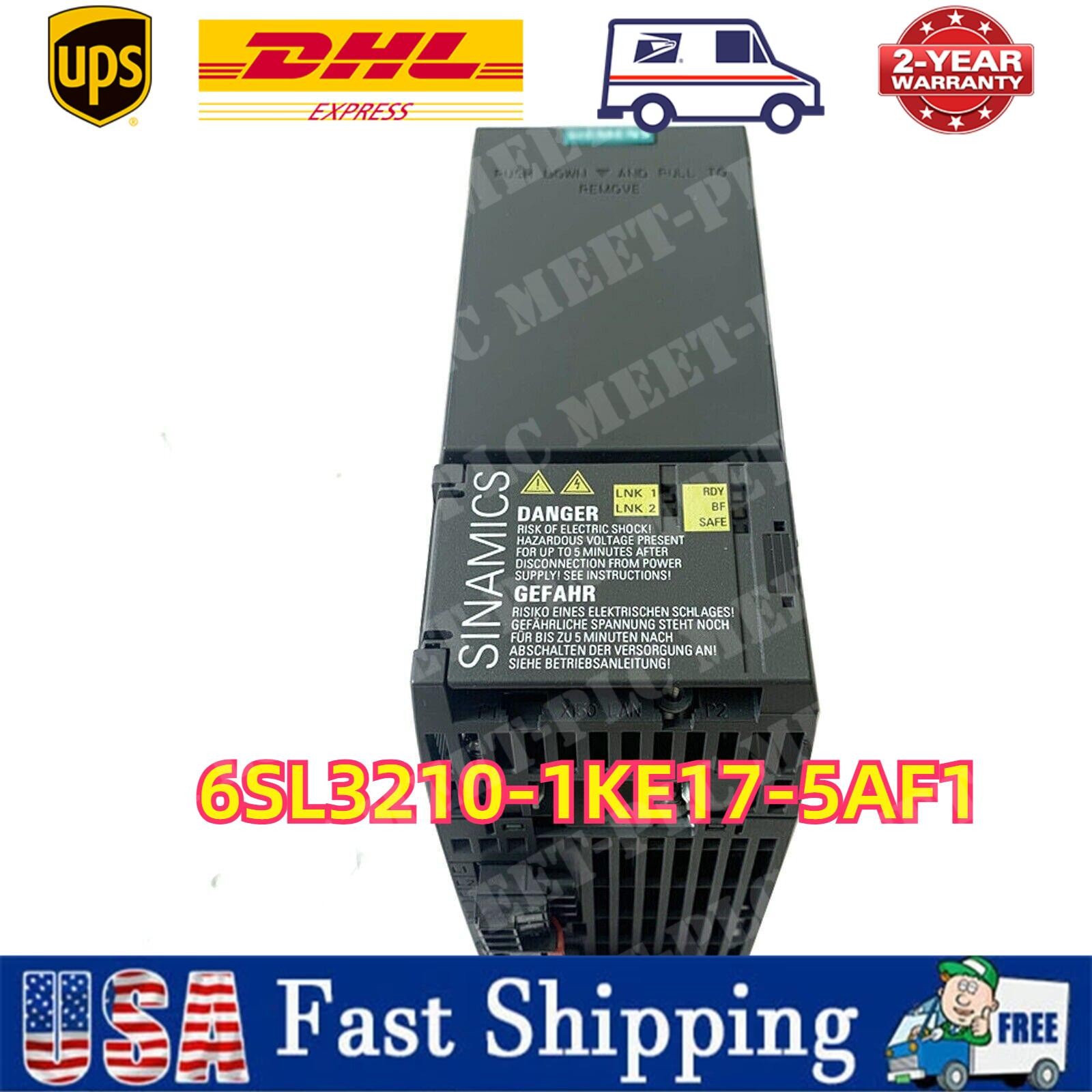 New Siemens 6SL3 210-1KE17-5AF1 6SL3210-1KE17-5AF1 SINAMICS G120C Rated Power
