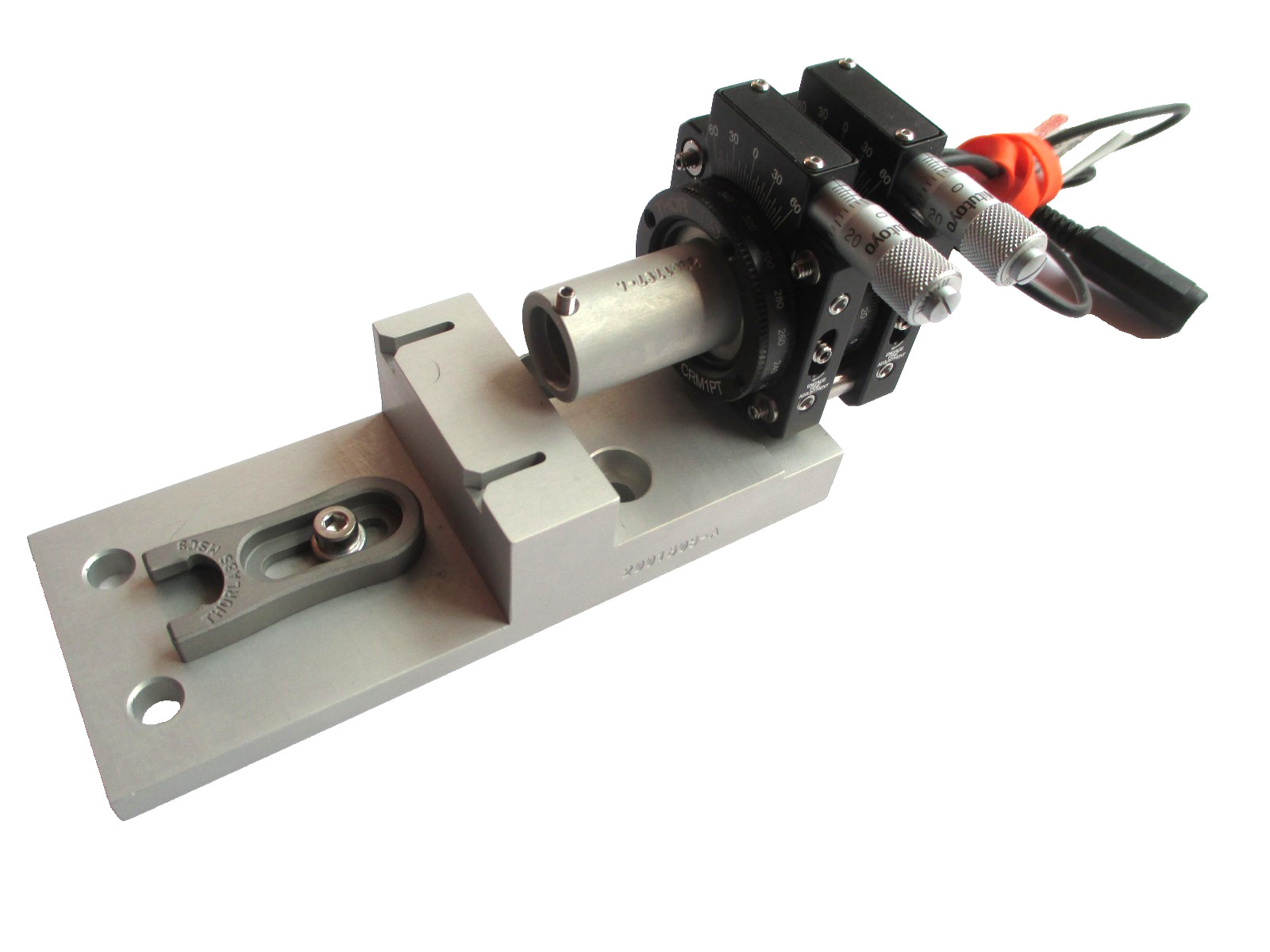 CPS450 450nm Collimated Laser Module w/Precision Cage Rotation Micrometer Mounts