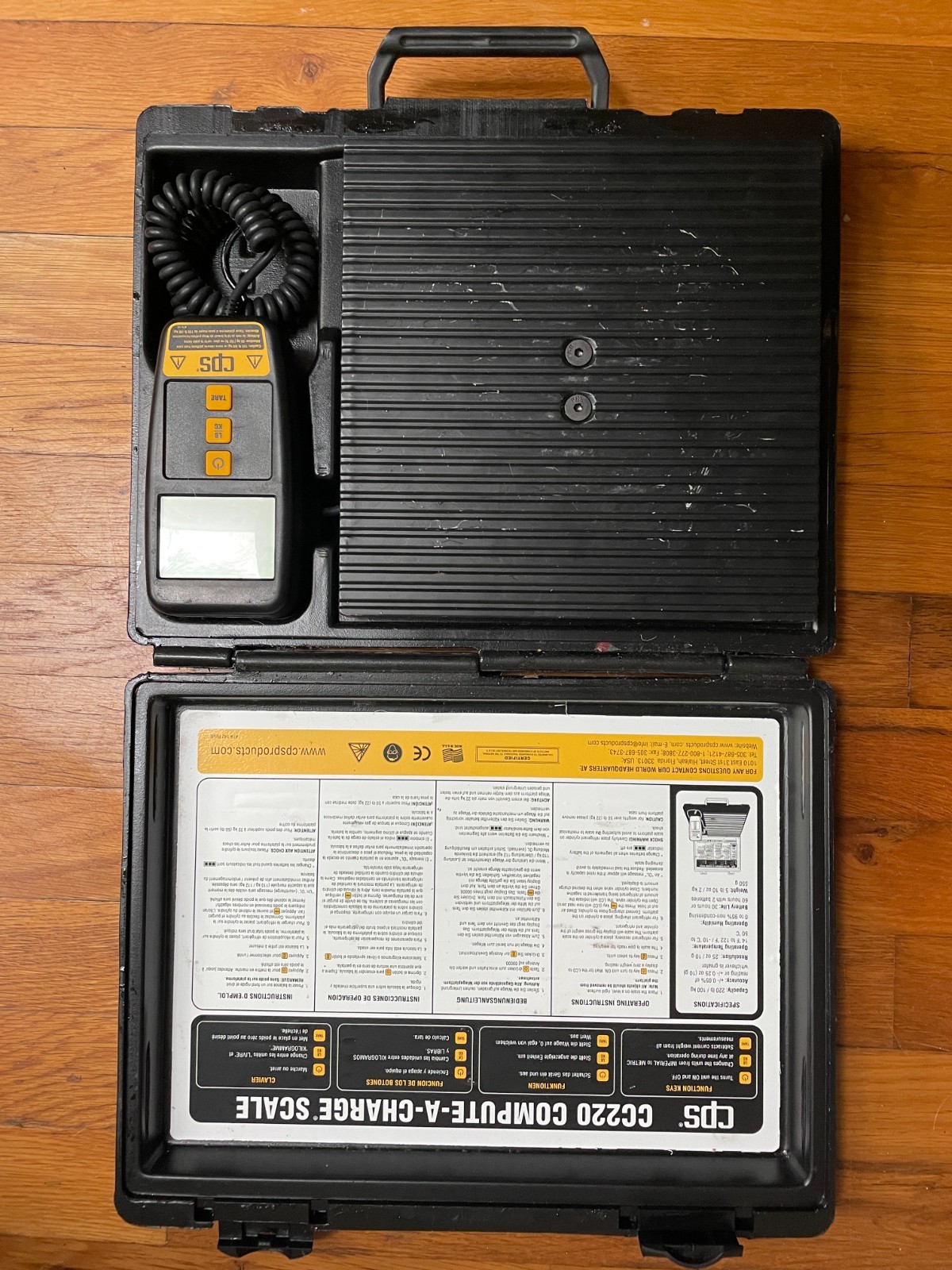 CPS CC220 Compute-A-Charge Refrigerant Charging Scale