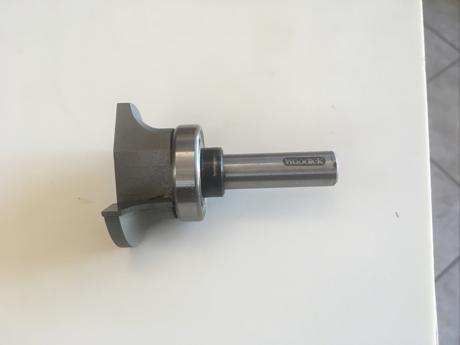 Woodtek Carbide Tipped Round Under Solid Surface 2” D x 1/2 Shank x 1/2 R