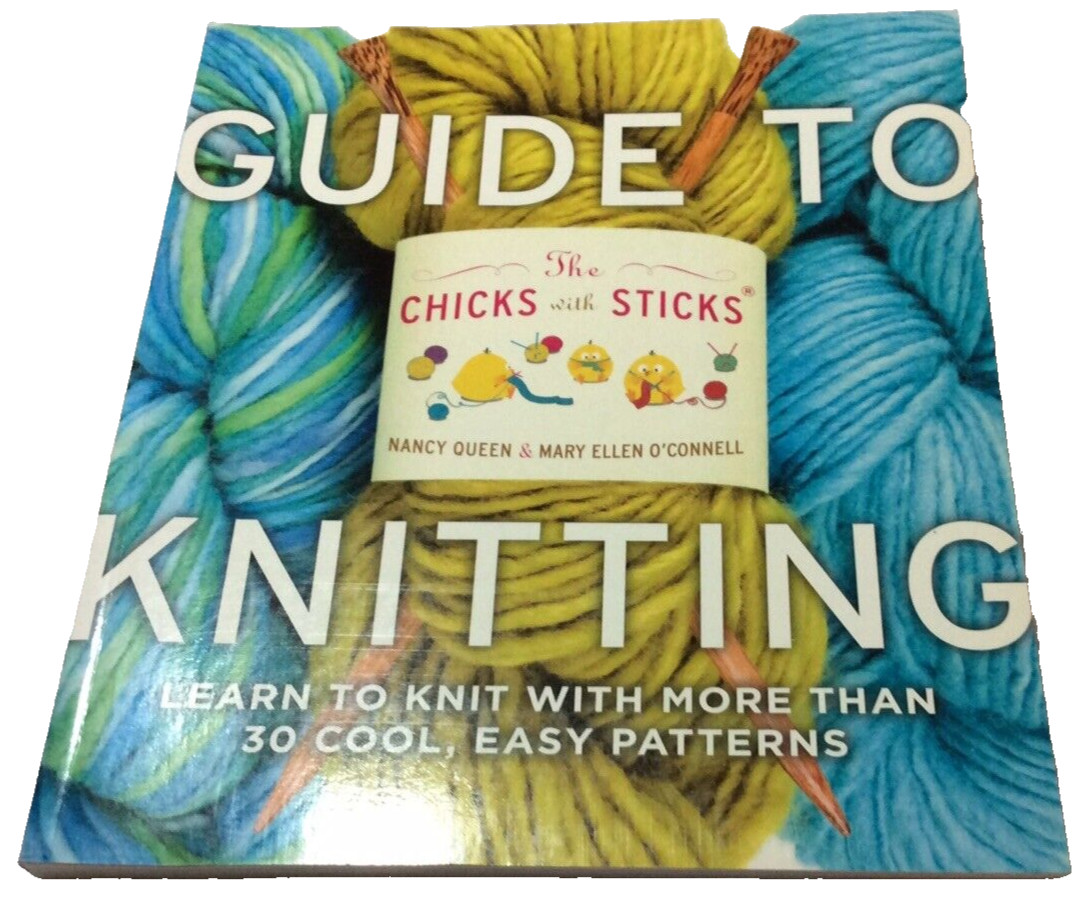 Liquidation Sale.   Chicks With Sticks Guide To Knitting Soft Cover Project Book