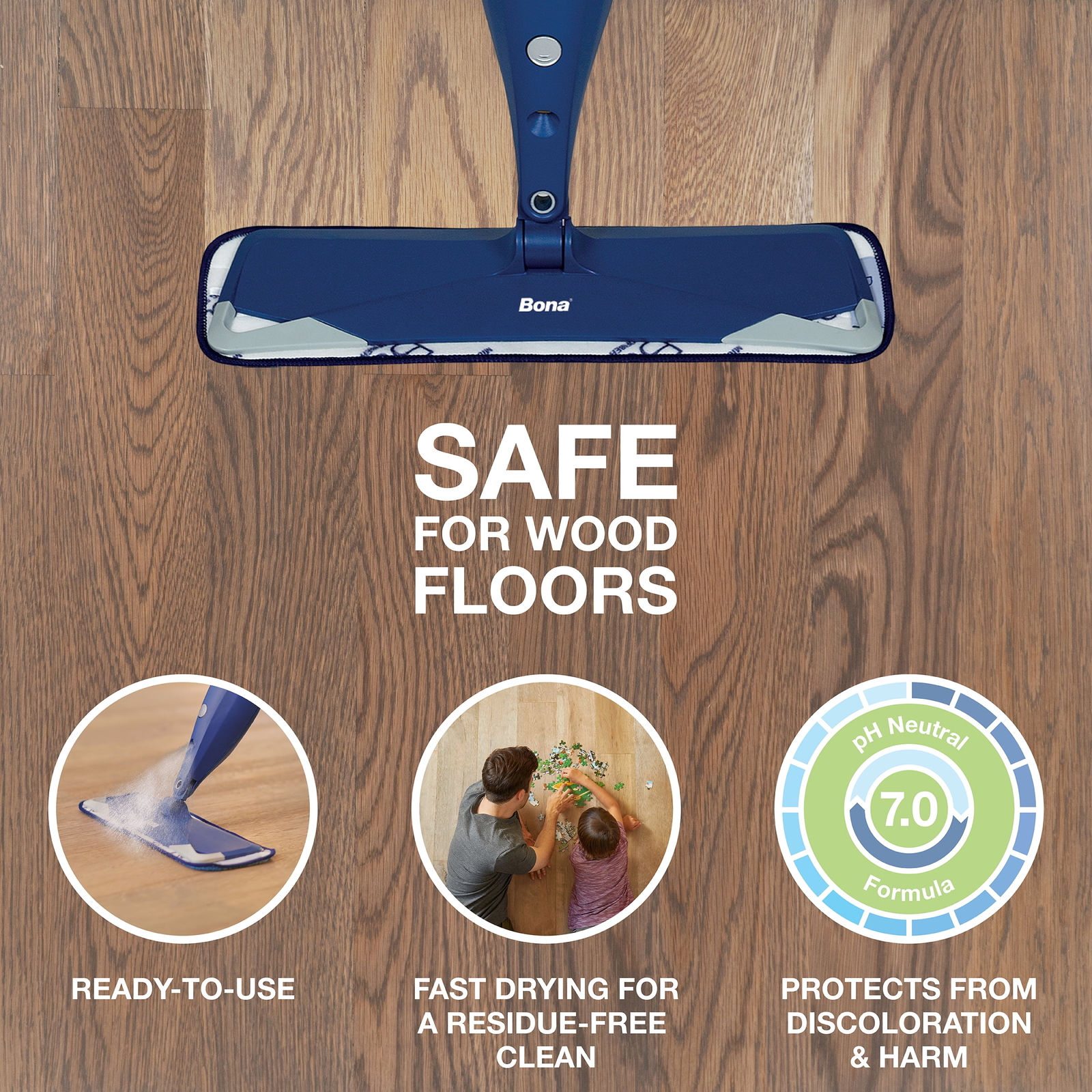 Hardwood Floor Cleaner Refill, unscented 96 fl oz