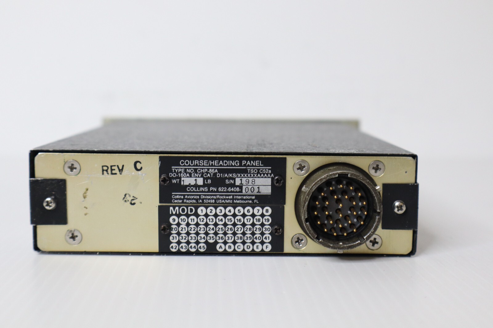 Collins CHP-86A Course Heading Panel 622-8408-001