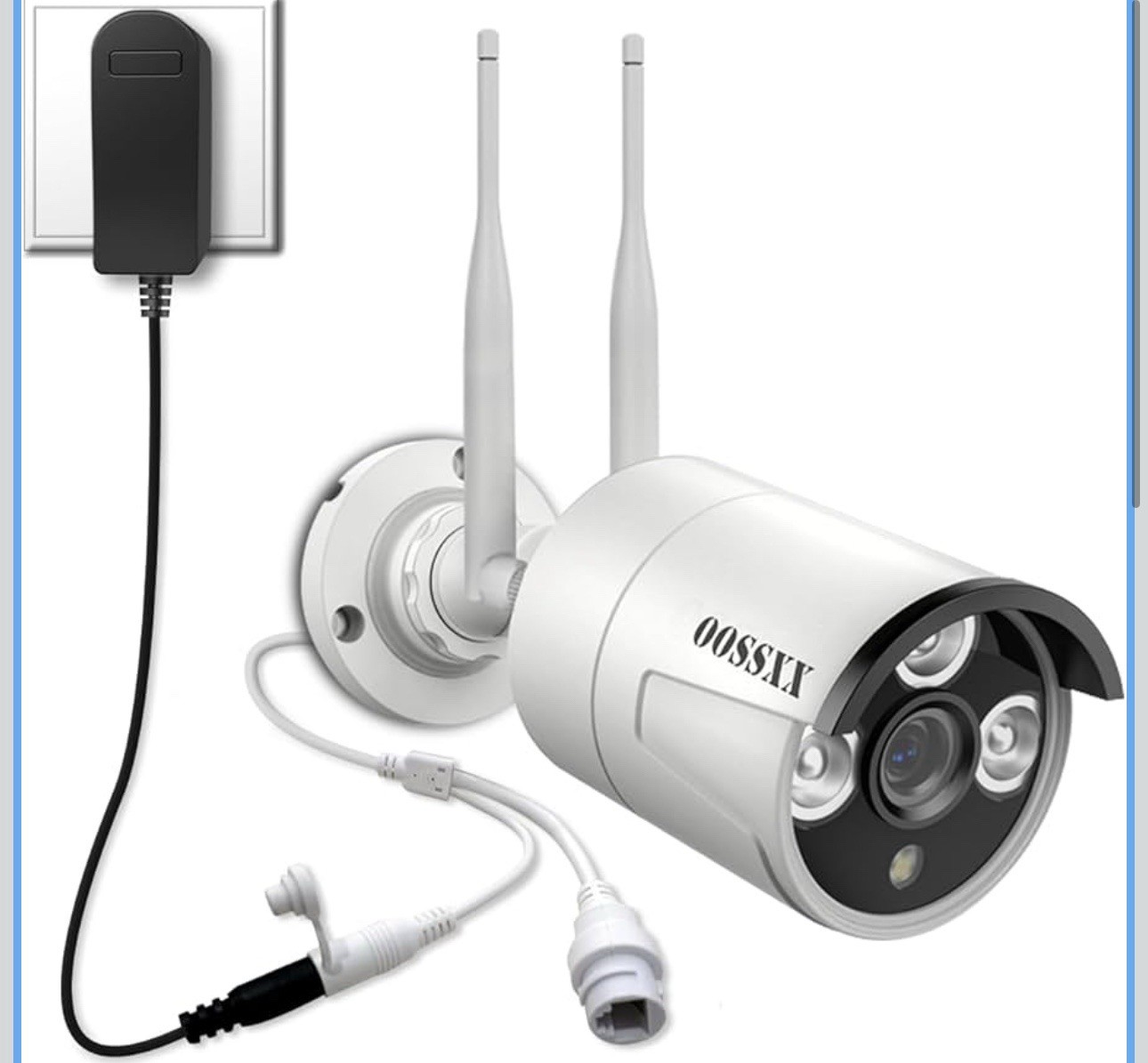 OOSSXX Extend 3.0MP Wireless Camera with Audio Wireless Extend Camera Securit...