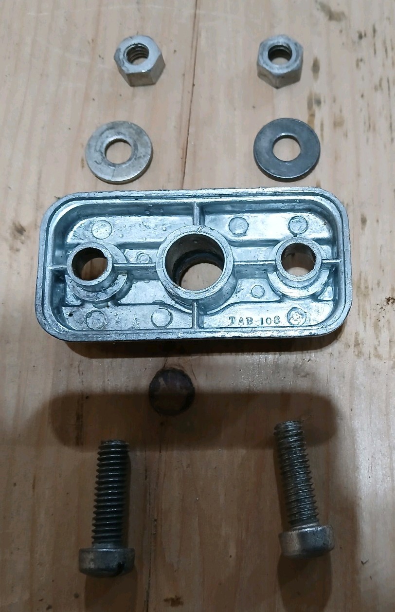 Delta 9" Table Saw 34-600 Bearing Bracket w/ Hardware TAB-108