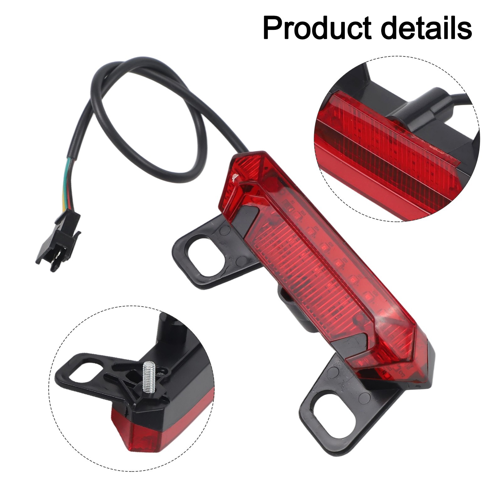Ebike Rear Light Compact Size Long-lasting Performance Robust Materials