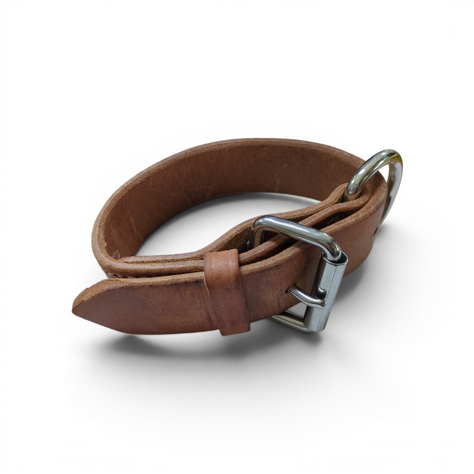 Berlin Custom Leather Herman Oak Leather Single Hobble with Buckle