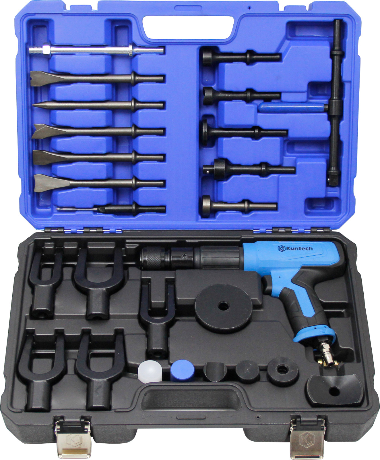 27PCS Air Hammer Kit Multi-functional Pneumatic Hammers Piece Chisel Set 2500BPM