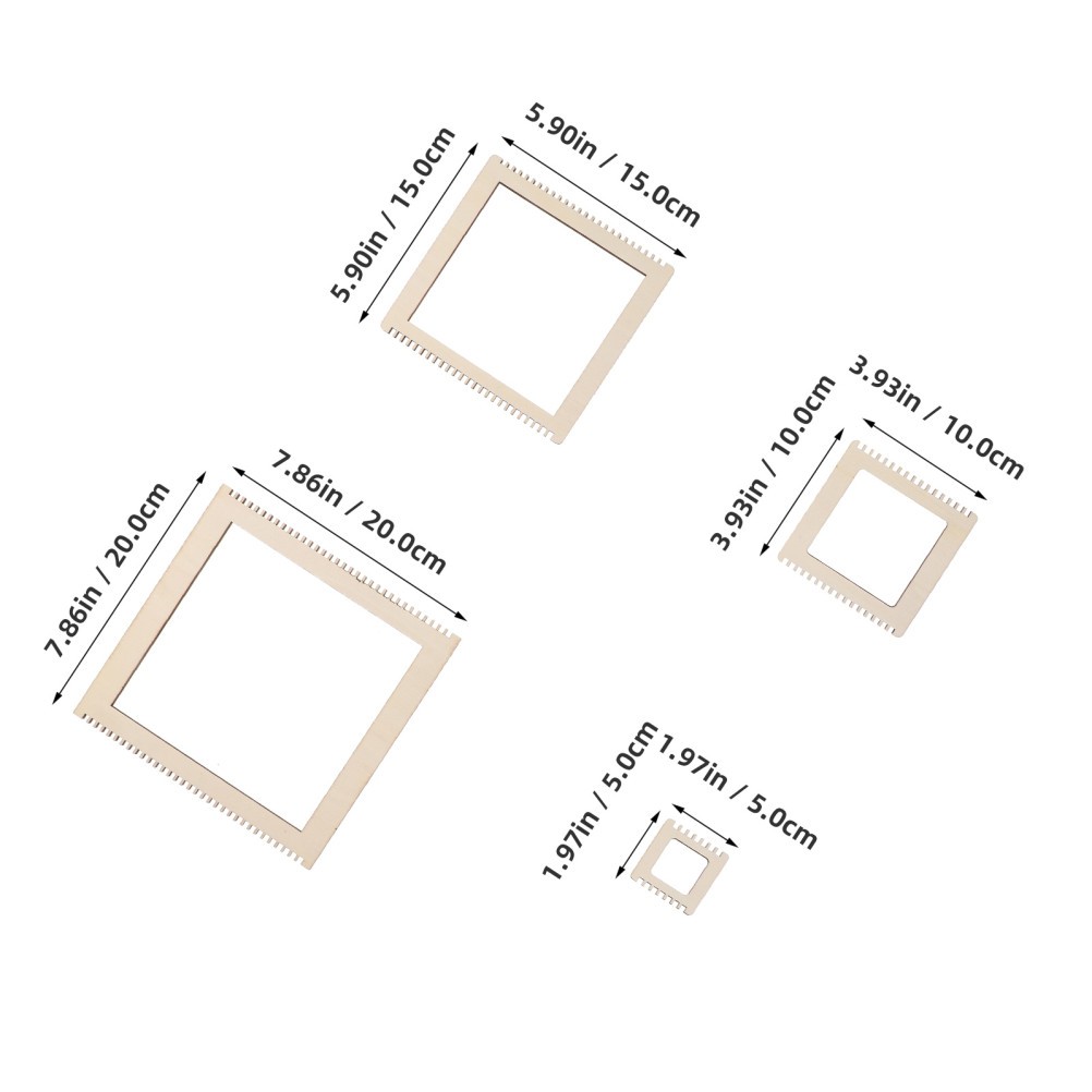 4 Pcs Weaving Kit for Toddler Starter Beginners Hand Auxiliary Tools