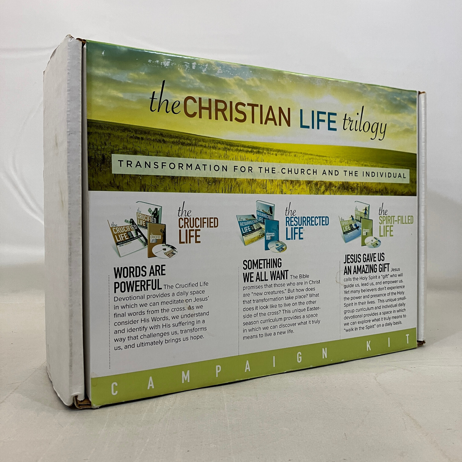 The Christian Life Trilogy Campaign Kit Charlie Holt DVDs Books Study Guides