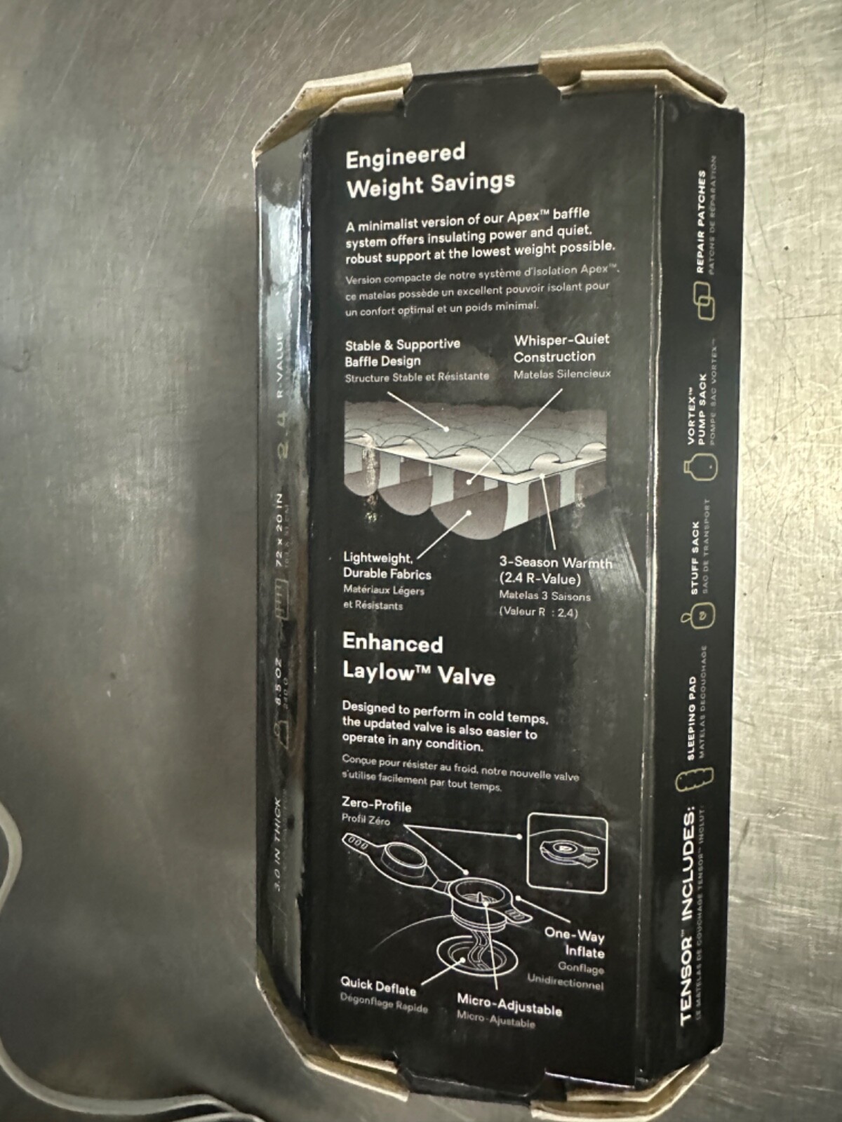 Nemo Tensor Elite Sleeping Pad New in box 8.5 ounces!