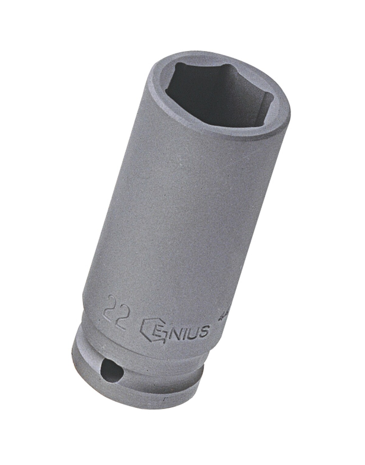Genius Tools 1/2" Dr. 18mm Deep Impact Socket (CR-Mo) - 447818
