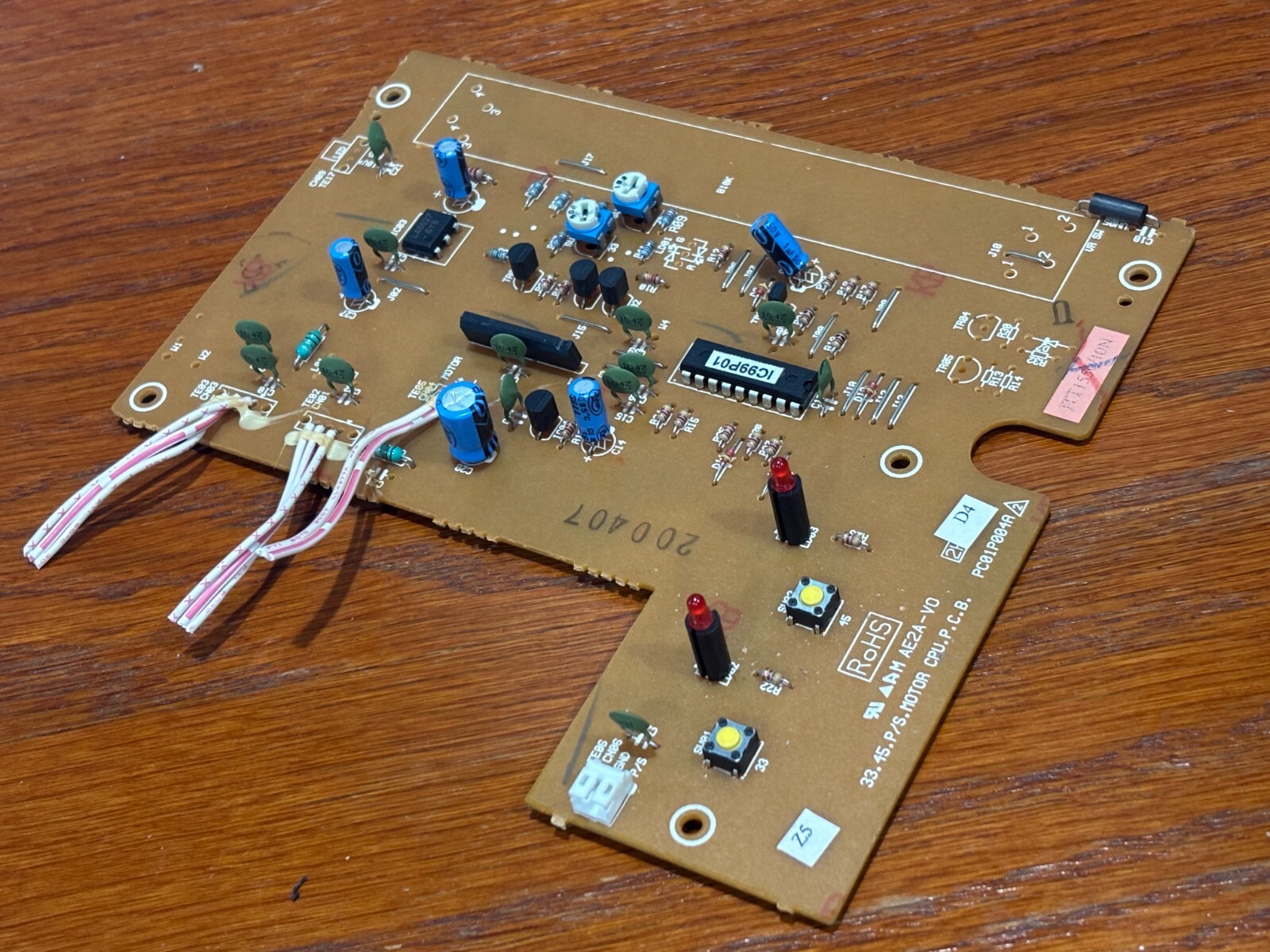 ION ITTUSB Turntable Parts - Circuit Board