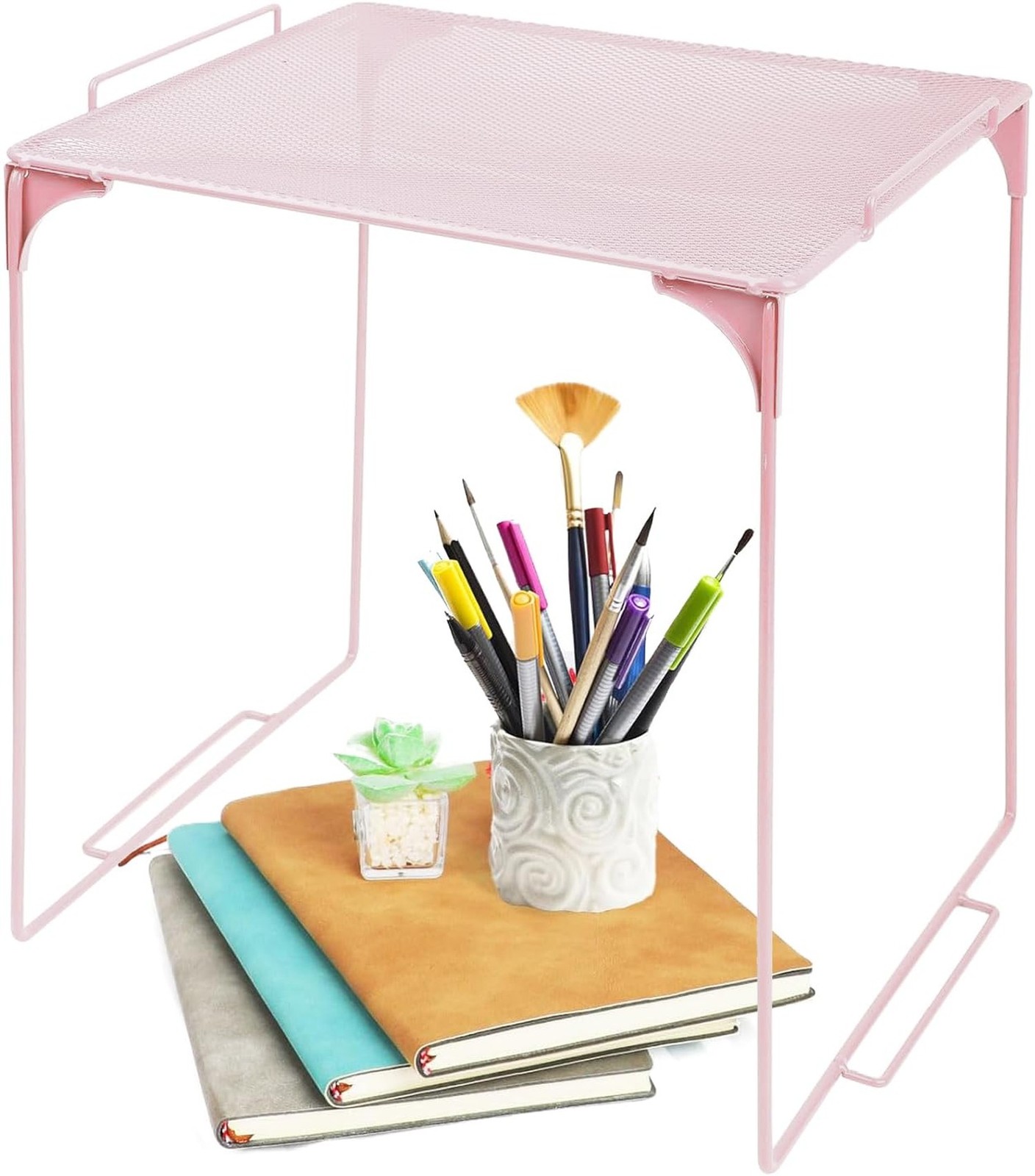 Locker Organizer Shelf, Stackable, Extra Tall, Fits Standard Size School Lock...