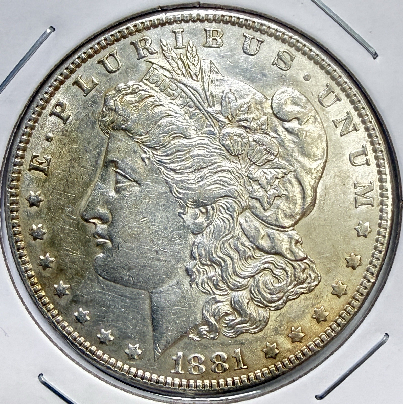 1881-P $1 Morgan Silver Dollar U.S. Mint - Free Shipping - (41-7)
