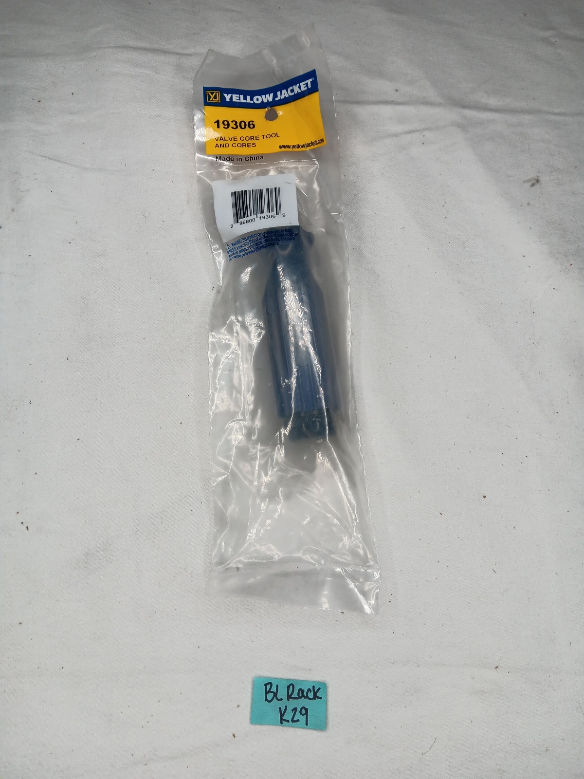 (Lot of 2) Yellow Jacket 19306 Valve Core Tool with 6 Replacement Cores