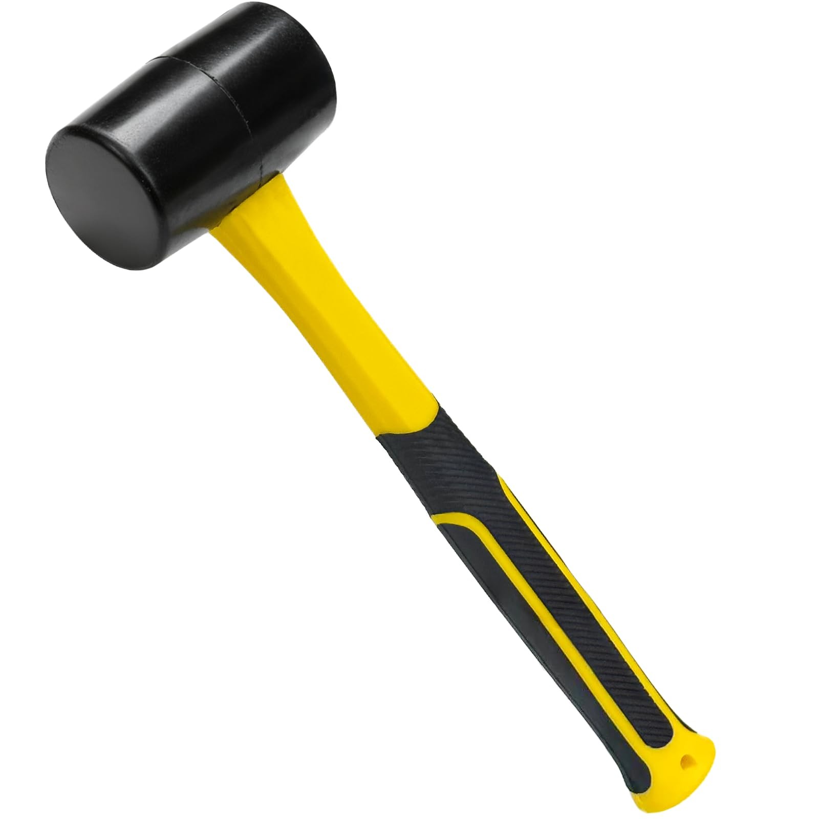 Rubber Mallet Hammer Soft Mallet - 12.4 oz Rubber Hammer Mallet, Soft Rubber ...