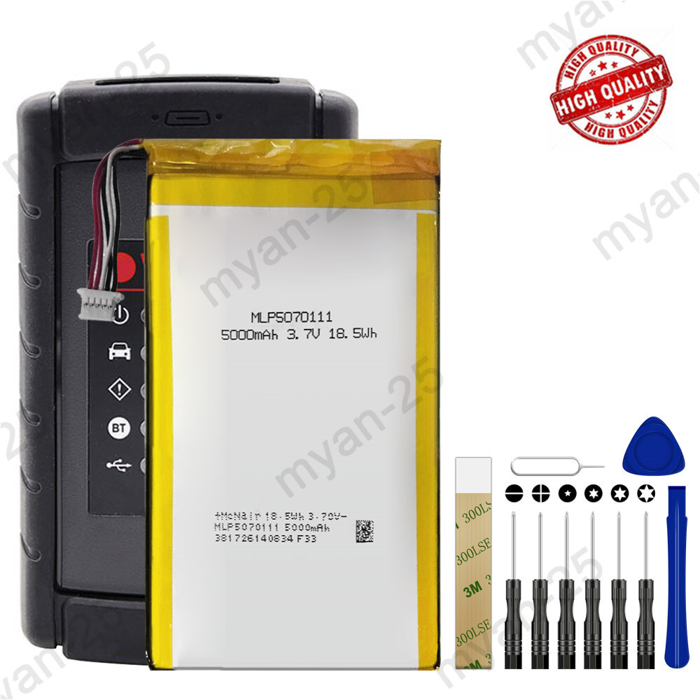 New Replacement Battery MLP5070111 for Autel MaxiSYS Mini 905 MS905 5000mAh+Tool
