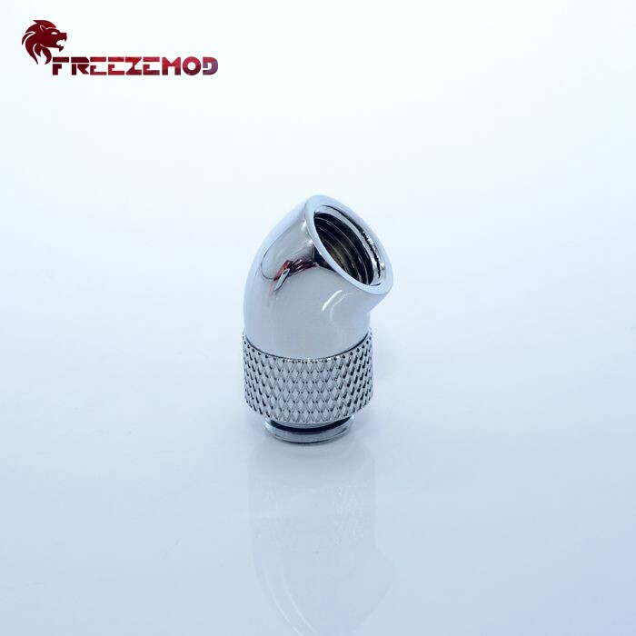 FreezeMod Angle 45 Degree G1/4" Rotary Fitting Male to Female Water Cooling SL