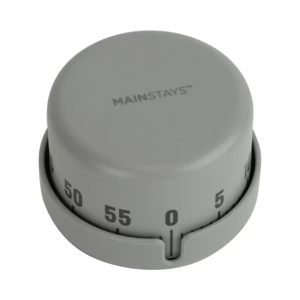 Mainstays Kitchen Cooking Timer 60-Minute Analog Mechanical Alarm Pack of 6