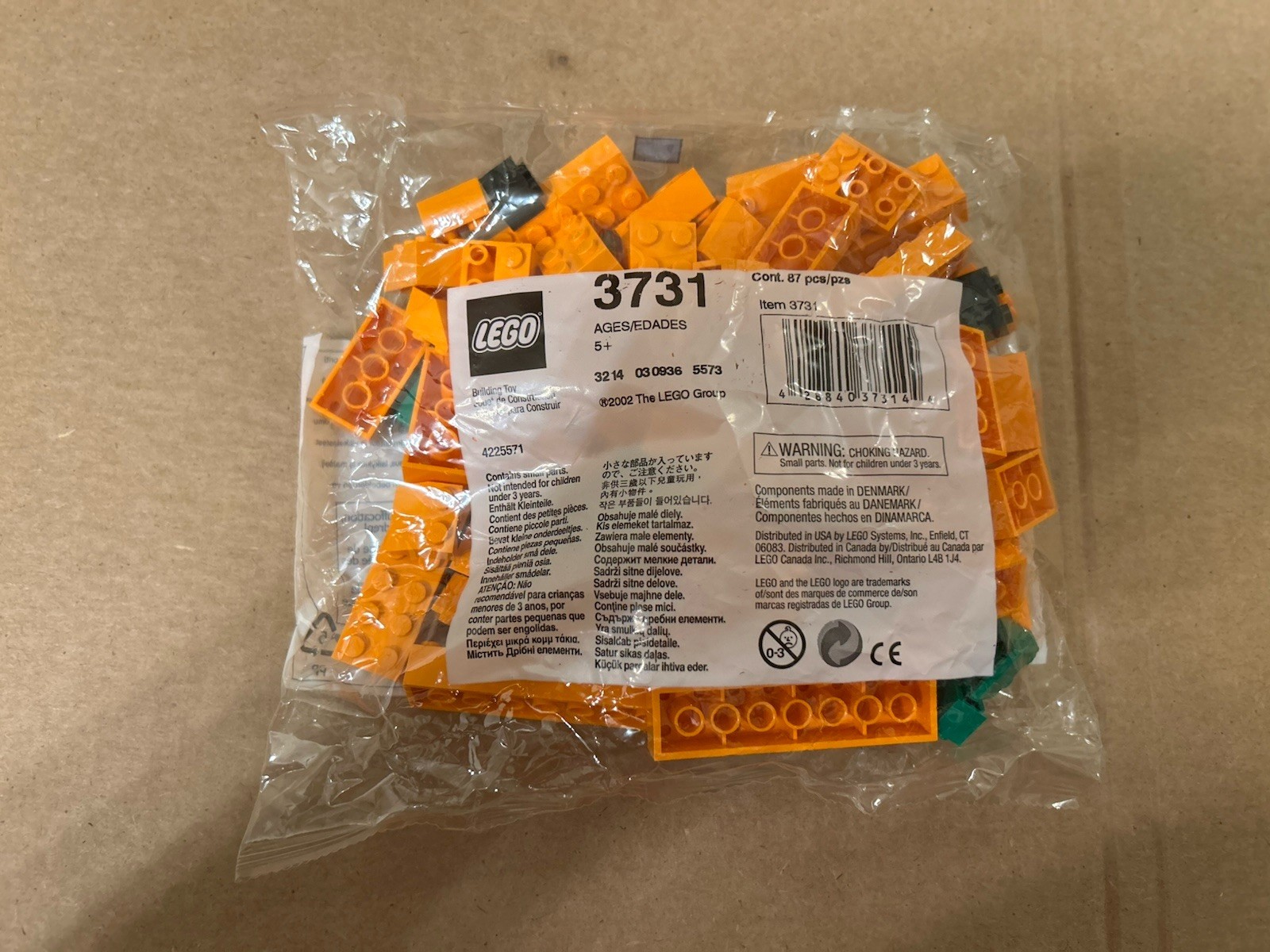 LEGO Basic: Pumpkin Pack (3731)-Brand New In Factory Sealed Bag