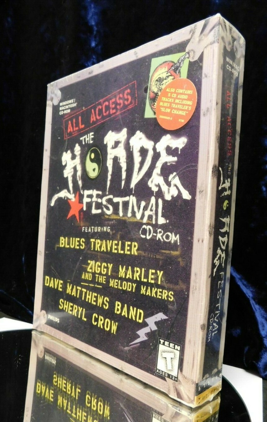 Brand New Sealed Box The HORDE FESTIVAL CD ROM 1996 Music Dave Matthews, Etc. 