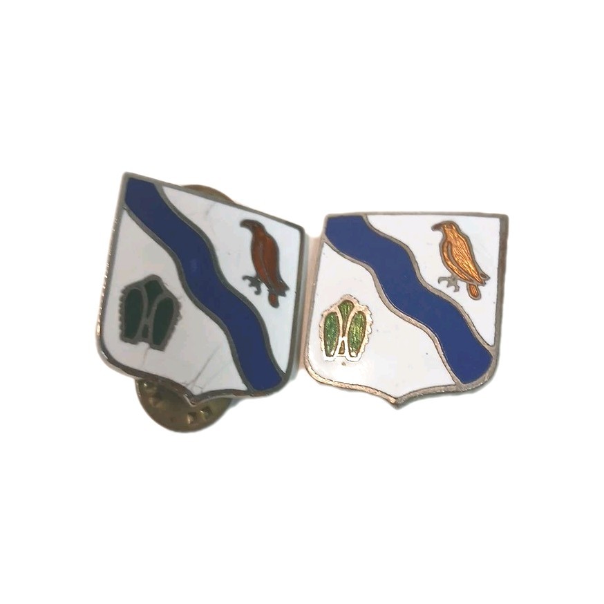 145th Armoured Regiment US Army Crest American Military Enamel Pins Badges 2 Pcs