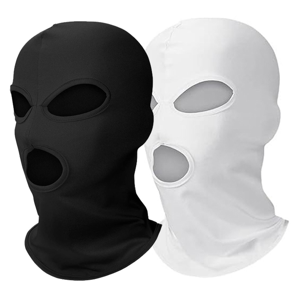 3Hole Balaclava Full Face Mask Beanie Ski Sun Hood Motorcycle Mask for Men Women
