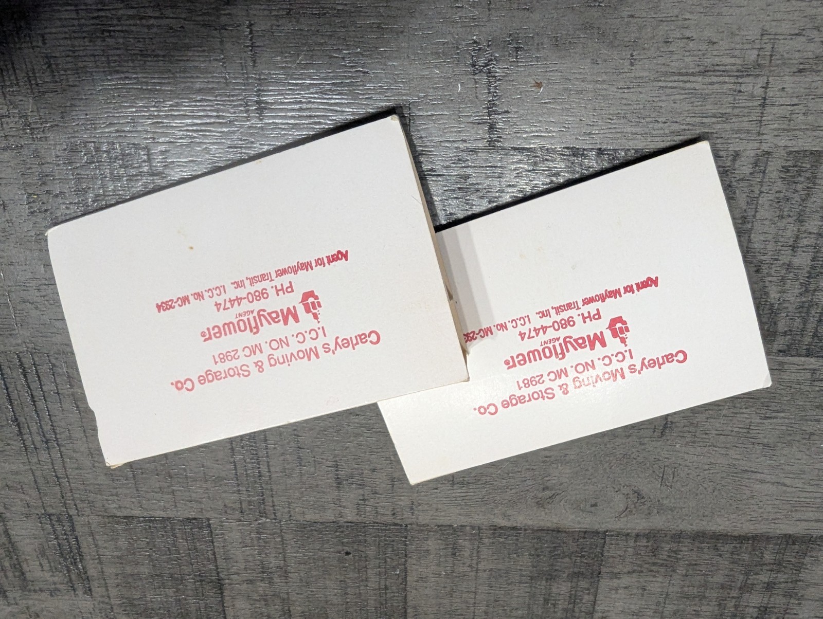 Vintage Mayflower Movers Matchbook Golf Tee Set Advertising