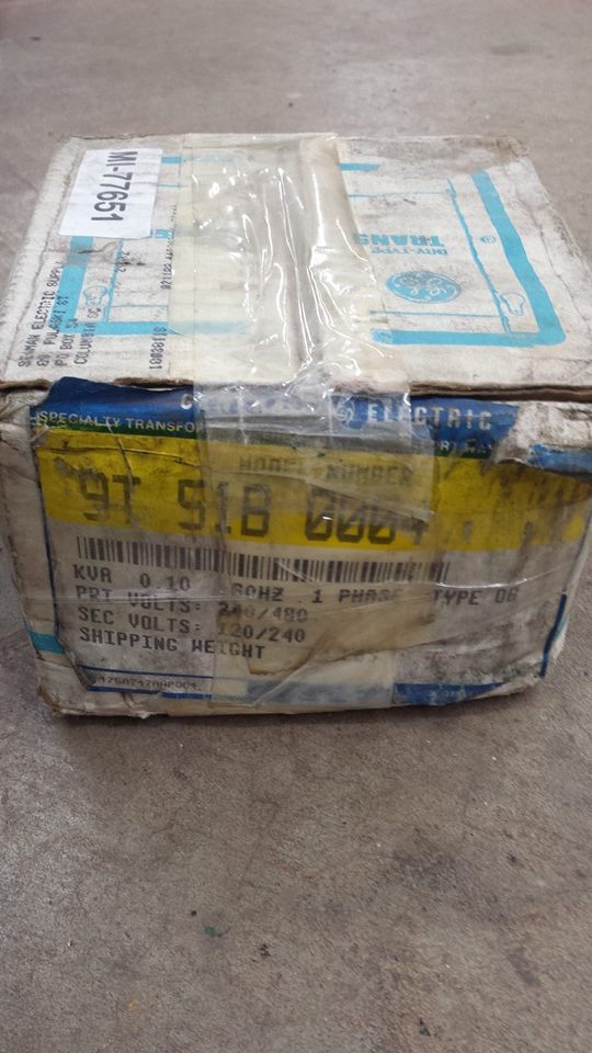 GENERAL ELECTRIC 9T51B2 DRY TYPE TRANSFORMER   W309