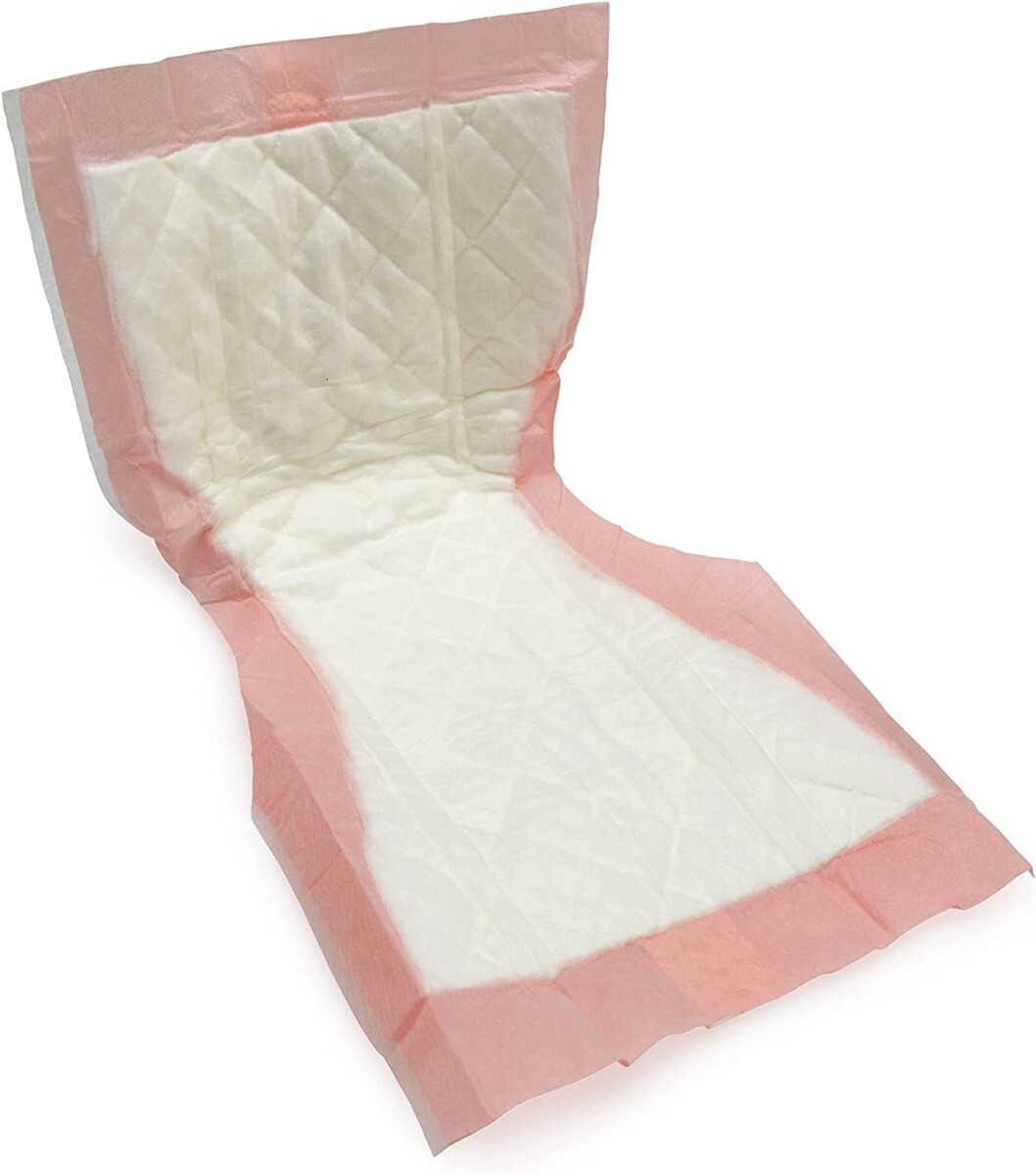 Extra Large Super-Absorbent Contoured Hospital Style Pad Liners , 7"X14", 240/PK